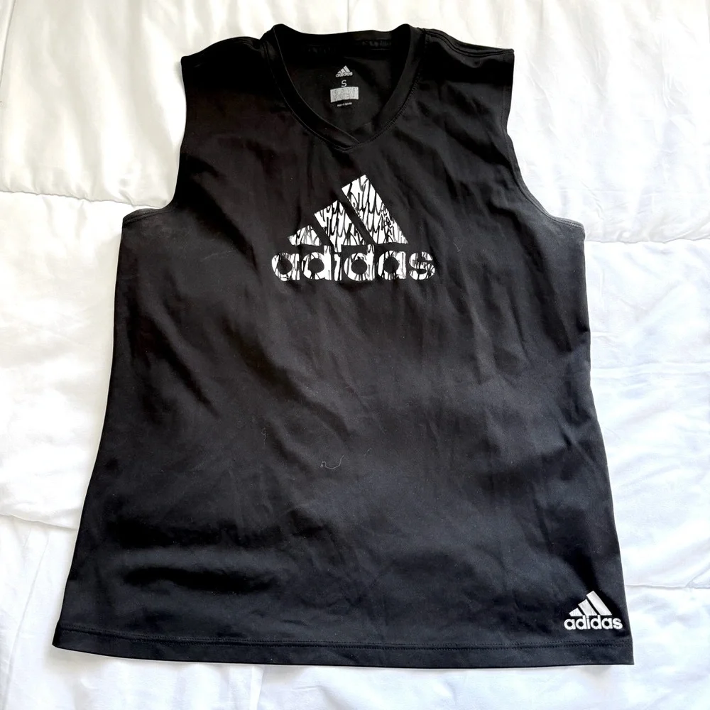 Adidas Black Athletic Tank